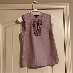 J Crew ruffled top